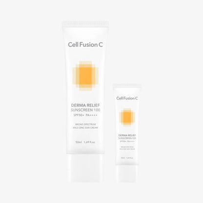 [CELL FUSION C] Derma Relief Sunscreen SPF50+ PA++++ Special Set - SFOILER