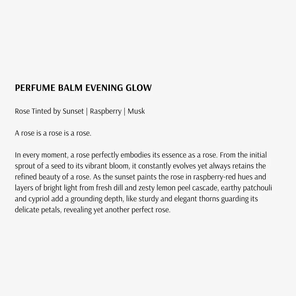 [TAMBURINS] Evening Glow Perfume Balm  6.5g - SFOILER