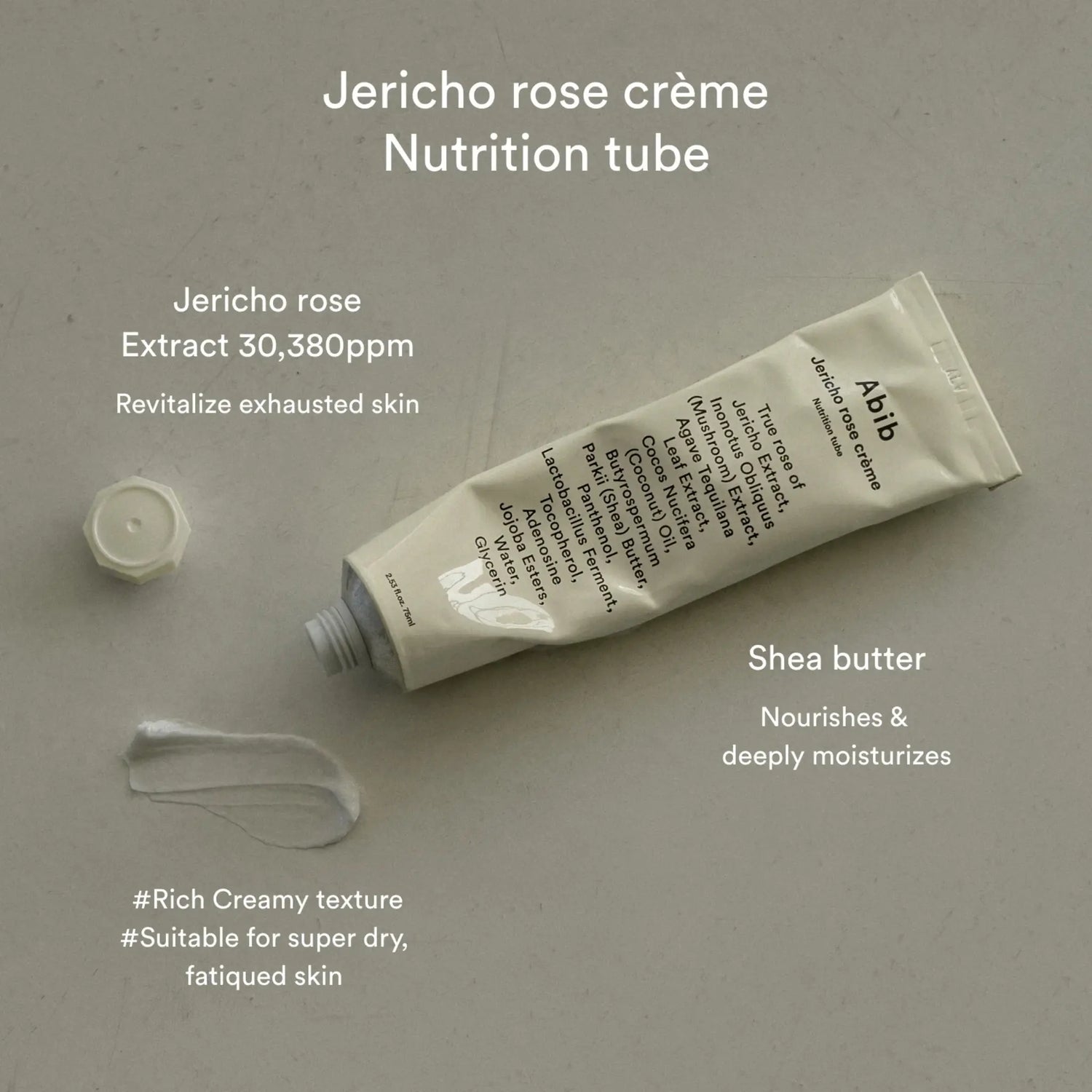 [ABIB] Jericho Rose Crème Nutrition Tube – 75ml - SFOILER