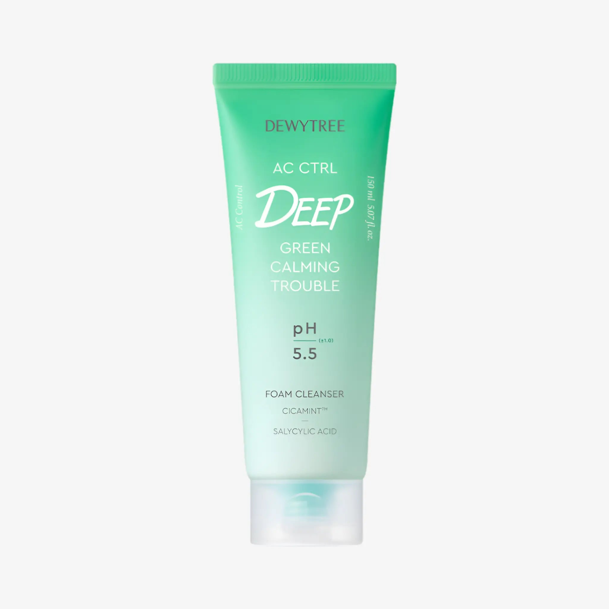 [DEWYTREE] AC CTRL Deep Green Calming Trouble Foam Cleanser – 150ml - SFOILER