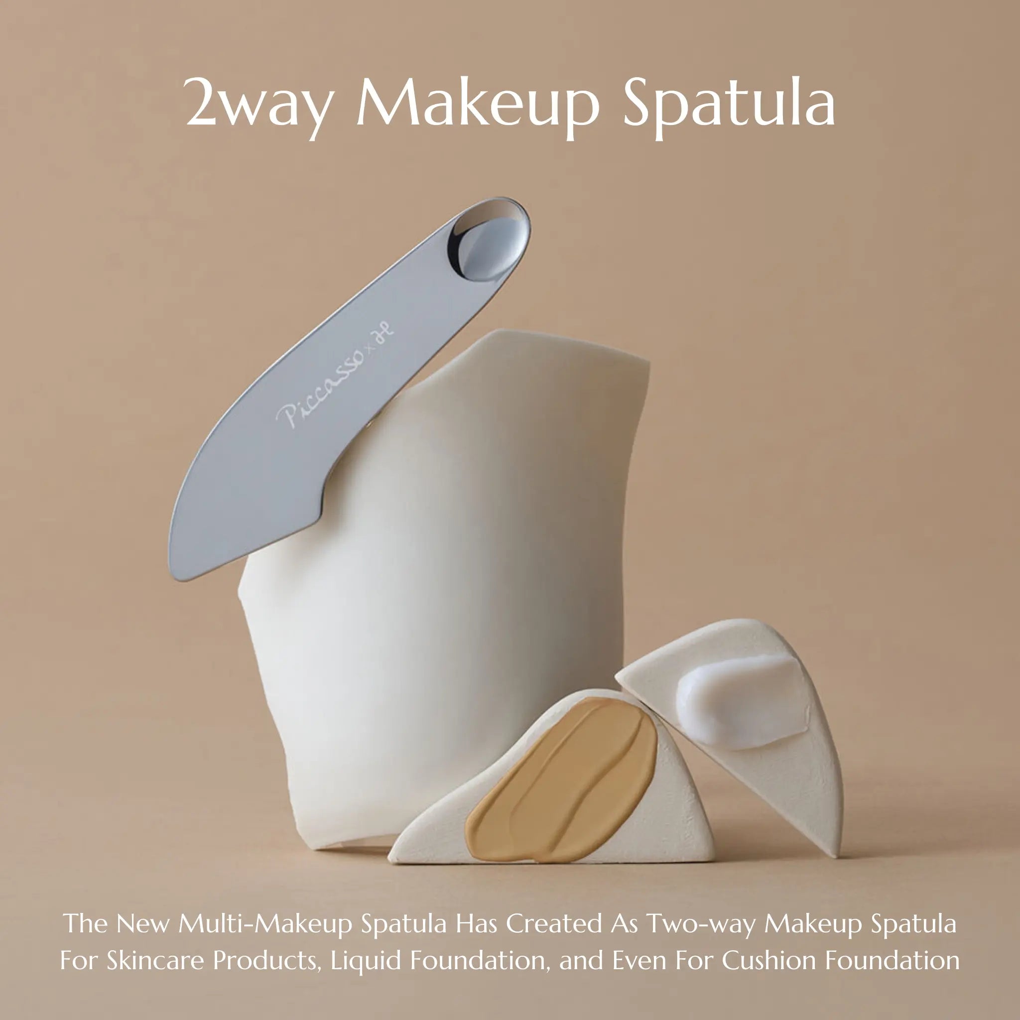 [PICCASSO] Two-way Makeup Spatula - SFOILER