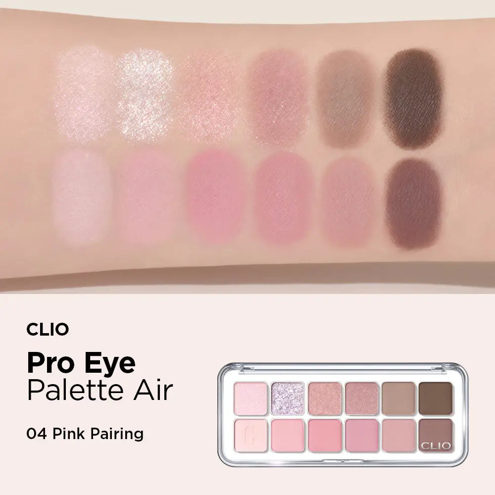 [CLIO] Pro Eye Palette Air - 15 colors / 0.6g x 12 - SFOILER