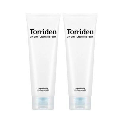 [TORRIDEN] Dive In Low Molecular Hyaluronic Acid Cleansing Foam Twin Pack - 150ml x 2 - SFOILER