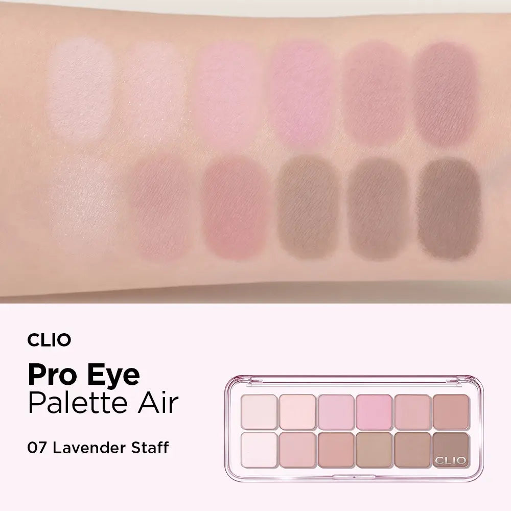 [CLIO] Pro Eye Palette Air - 15 colors / 0.6g x 12 - SFOILER