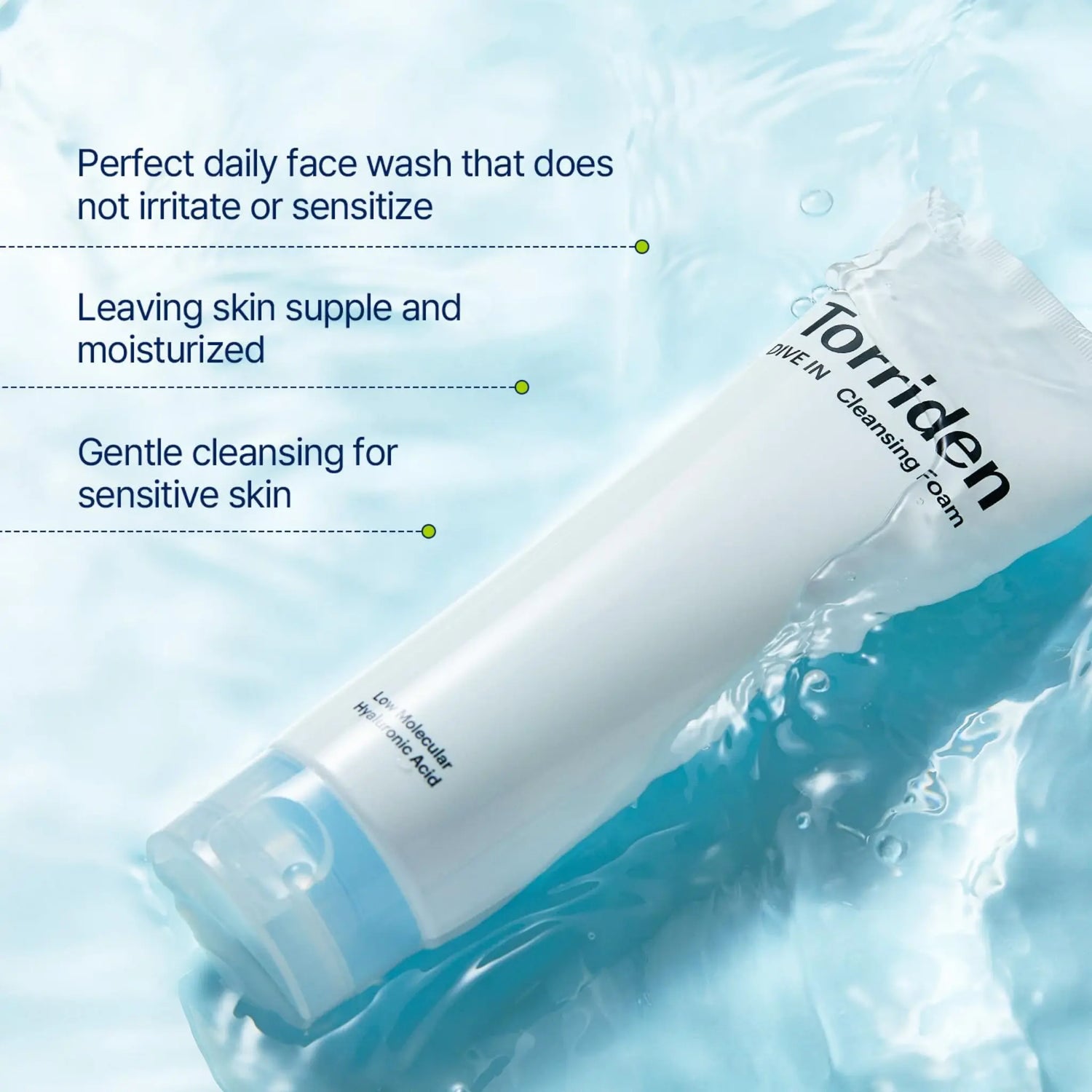 [TORRIDEN] Dive In Low Molecular Hyaluronic Acid Cleansing Foam Twin Pack - 150ml x 2 - SFOILER