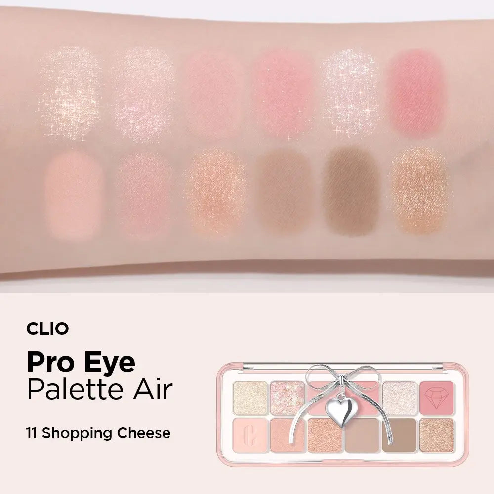 [CLIO] Pro Eye Palette Air - 15 colors / 0.6g x 12 - SFOILER