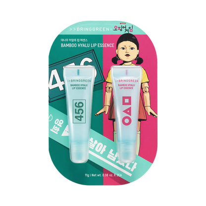 [BRING GREEN X SQUID GAME] Bamboo Hyalu Lip Essence Twin Pack - 11g x 2