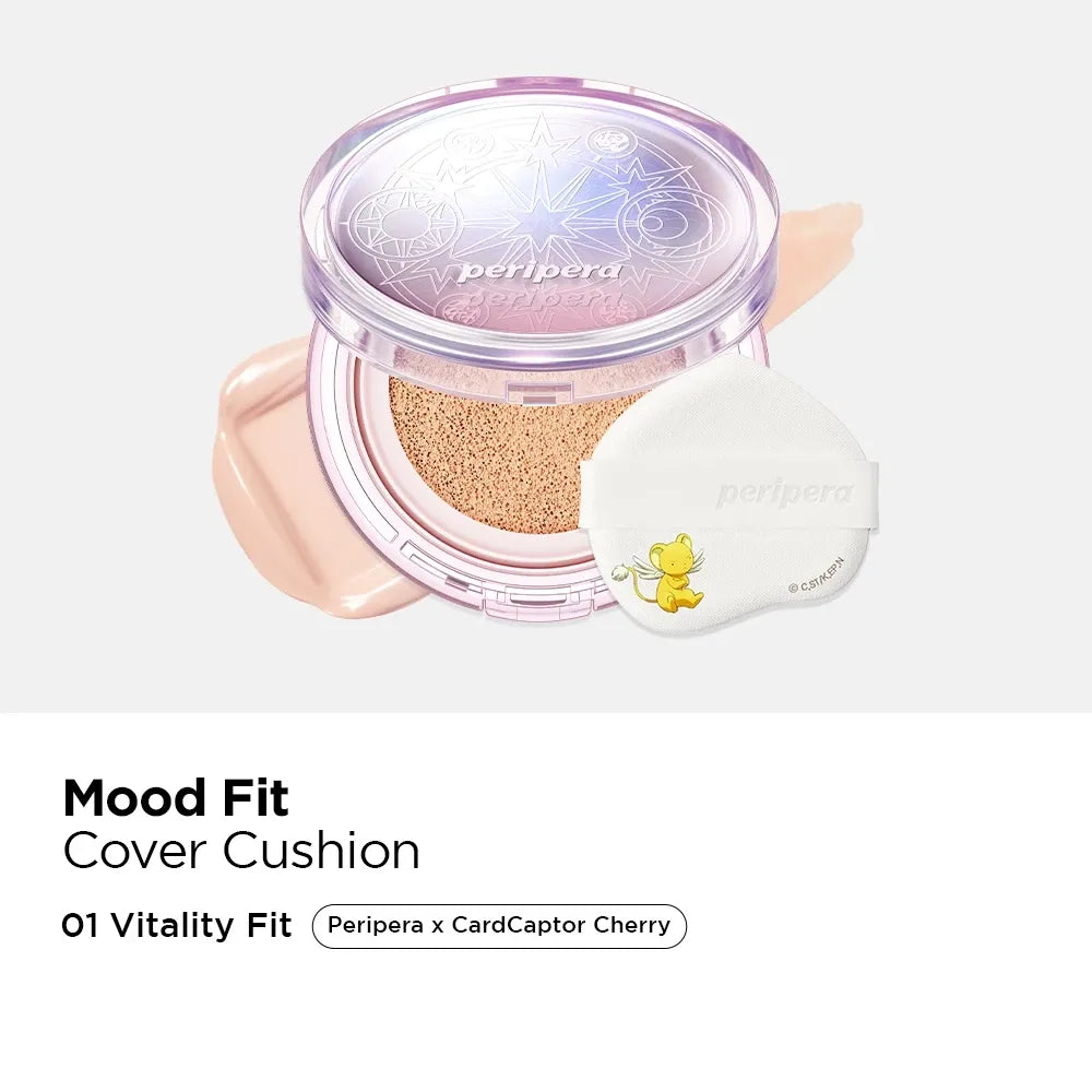 [PERIPERA] Mood Fit Cover Cushion Cardcaptor Cherry Edition - 3 colors / 13g - SFOILER