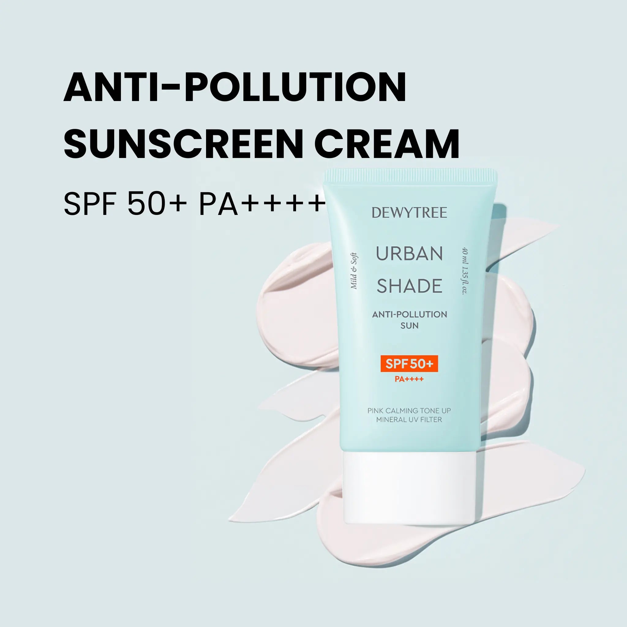 [DEWYTREE] Urban Shade Anti-pollution Sunscreen Twin Pack - 50ml x 2 - SFOILER