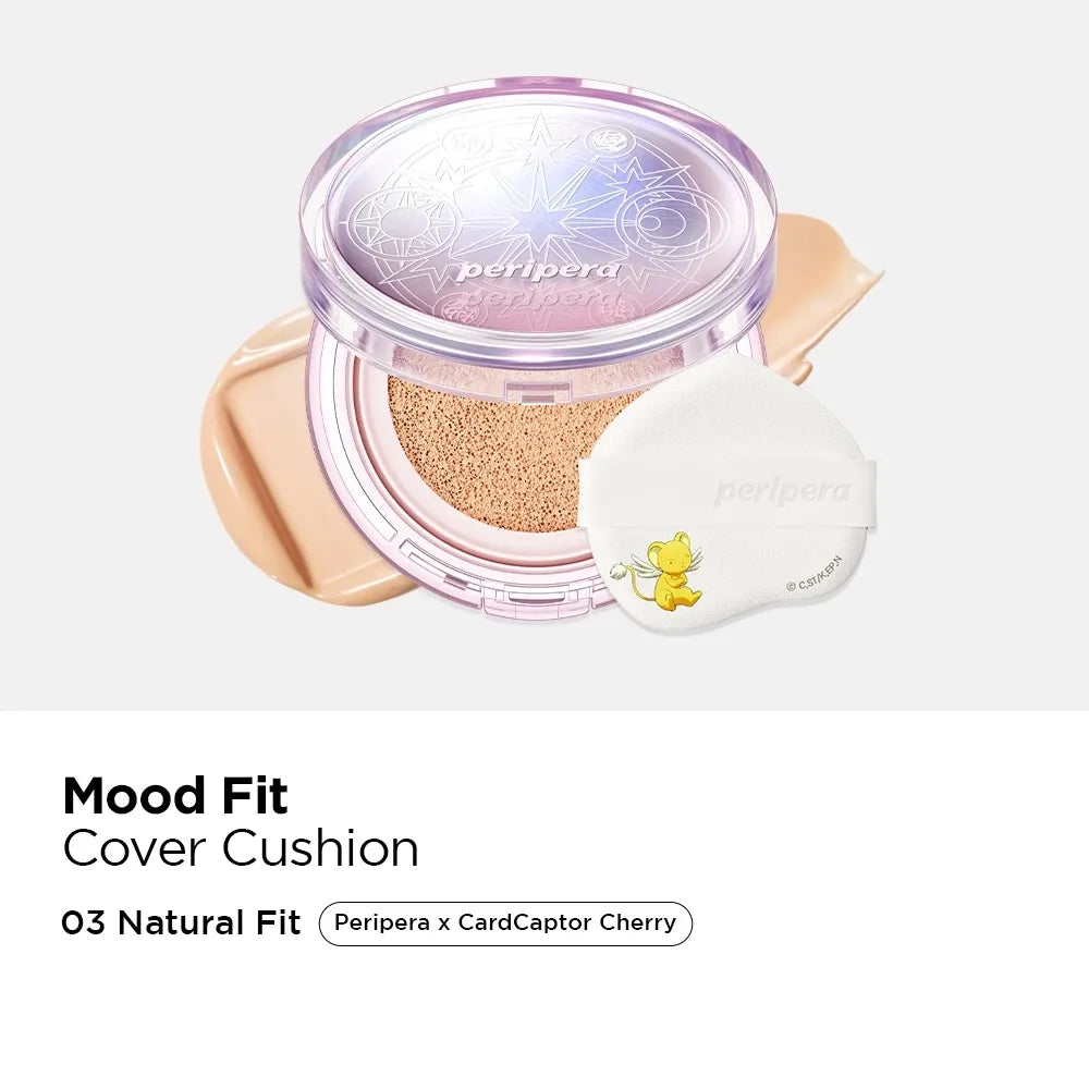 [PERIPERA] Mood Fit Cover Cushion Cardcaptor Cherry Edition - 3 colors / 13g - SFOILER