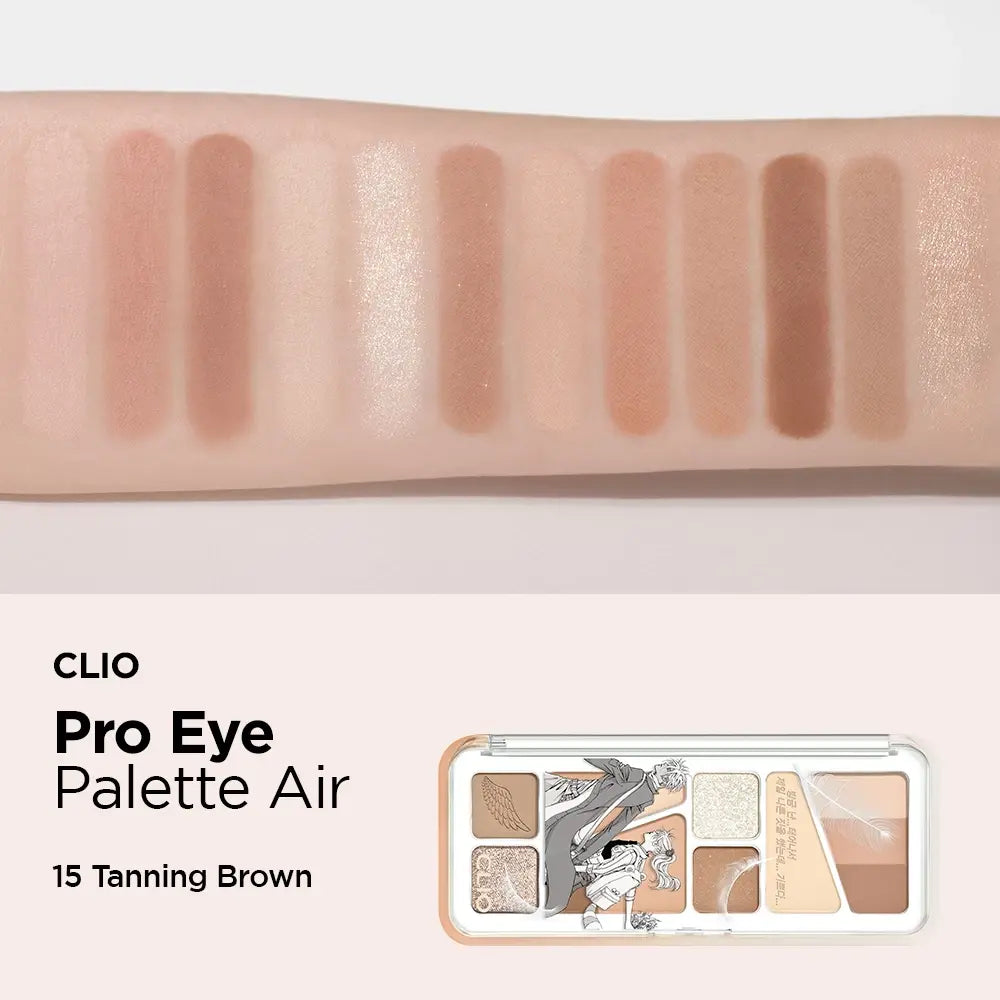 [CLIO] Pro Eye Palette Air - 15 colors / 0.6g x 12 - SFOILER