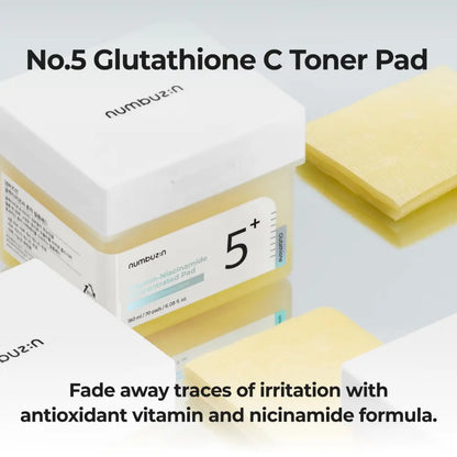 [NUMBUZIN] No.5+ Vitamin Niacinamide Concentrated Pad – 70 pads + 6 pads - SFOILER