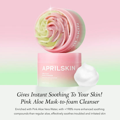 [APRILSKIN] Pink Aloe Pack Cleanser - 120g - SFOILER