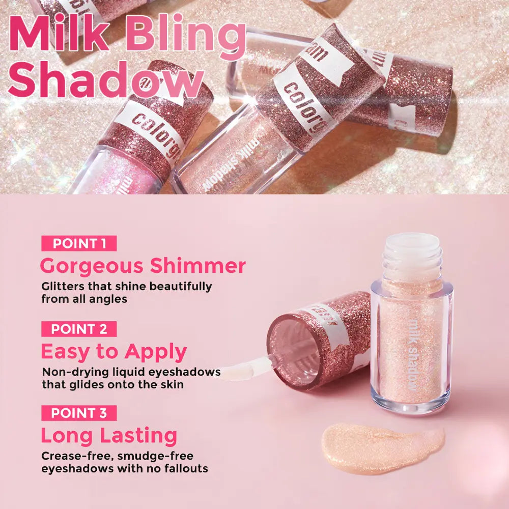 [COLORGRAM] Milk Bling Shadow - 7 colors / 3.2g - SFOILER