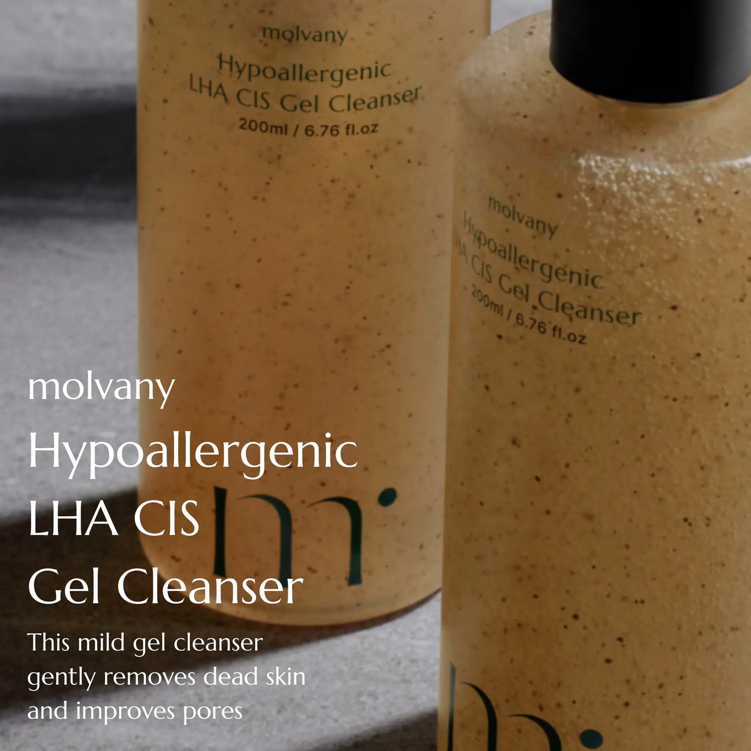 [MOLVANY] Hypoallergenic LHA CIS Gel Cleanser – 200ml