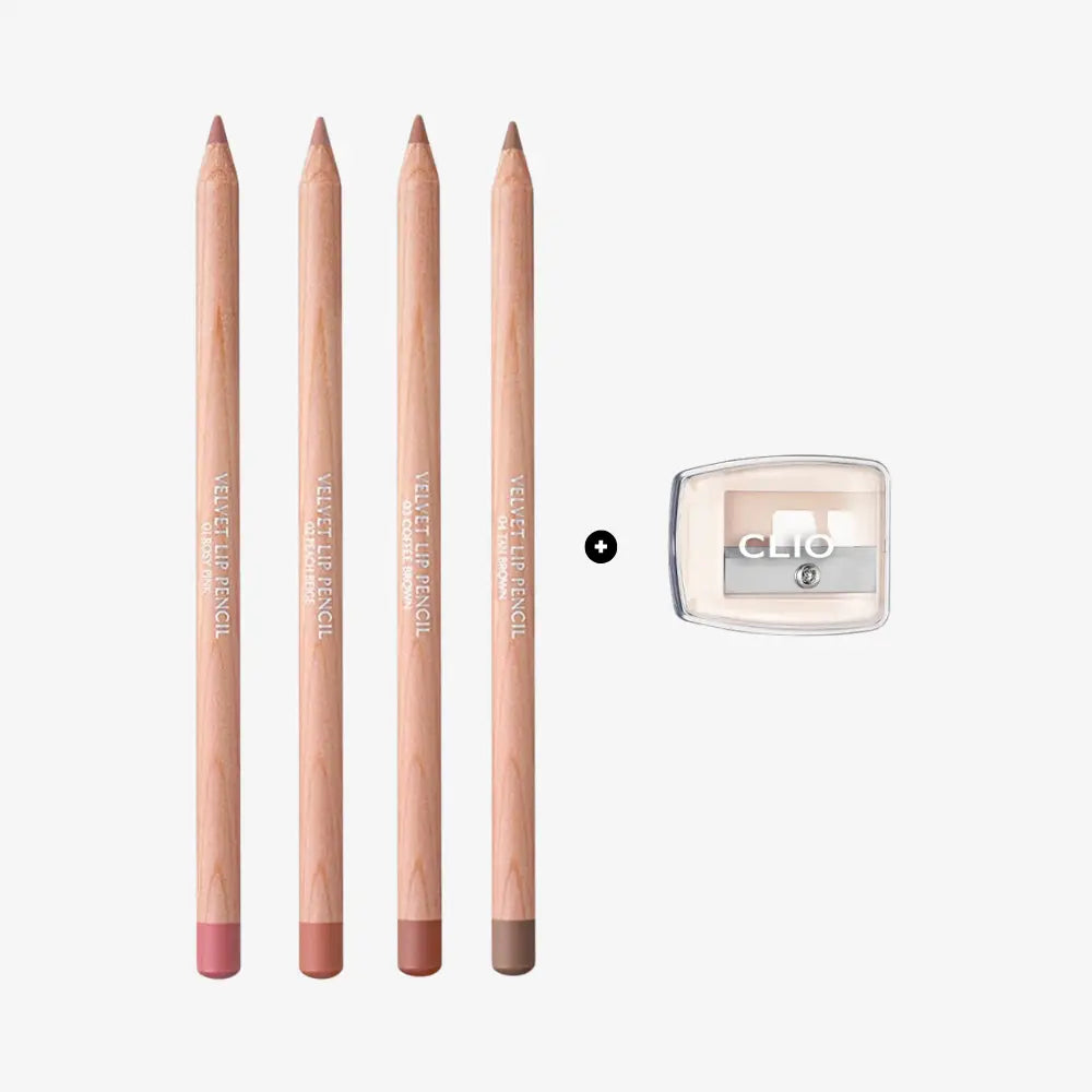 [CLIO] Velvet Lip Pencil Set – 6 colors - SFOILER