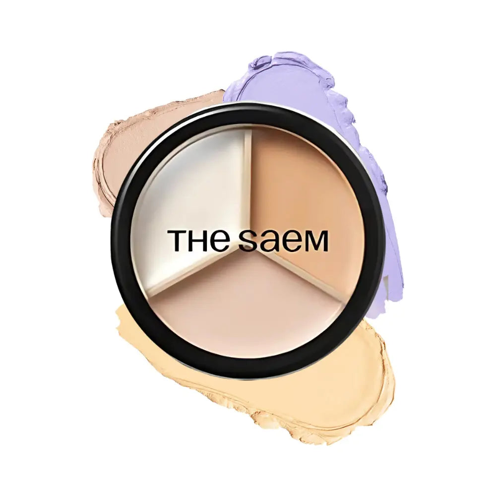 [THE SAEM] Cover Perfection Triple Pot Concealer  5 colors - SFOILER