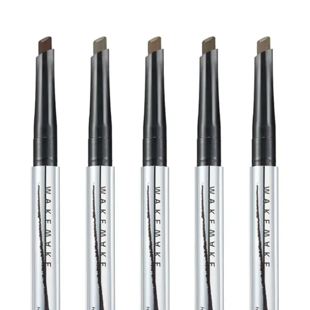 [WAKEMAKE] Natural Hard Brow Pencil Holiday Edition Twin Pack - 3 colors / 0.12g + Eyebrow Razor - SFOILER