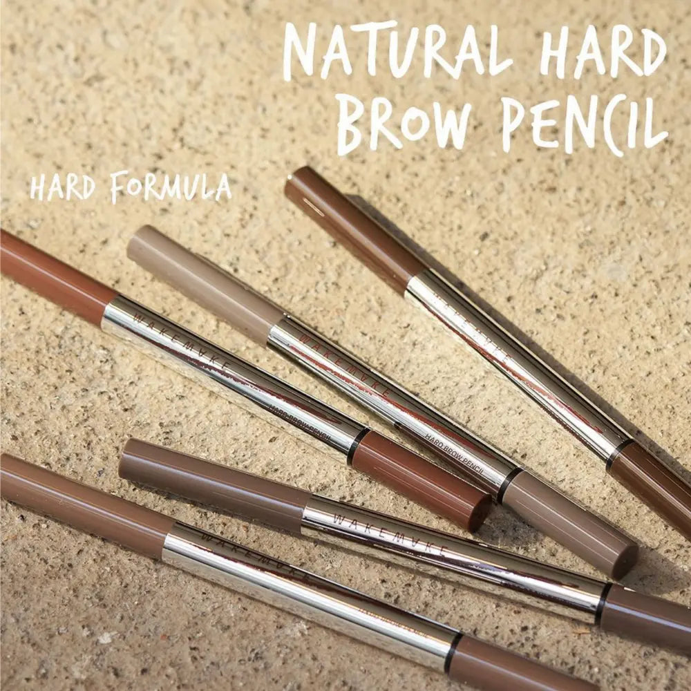 [WAKEMAKE] Natural Hard Brow Pencil Holiday Edition Twin Pack - 3 colors / 0.12g + Eyebrow Razor - SFOILER