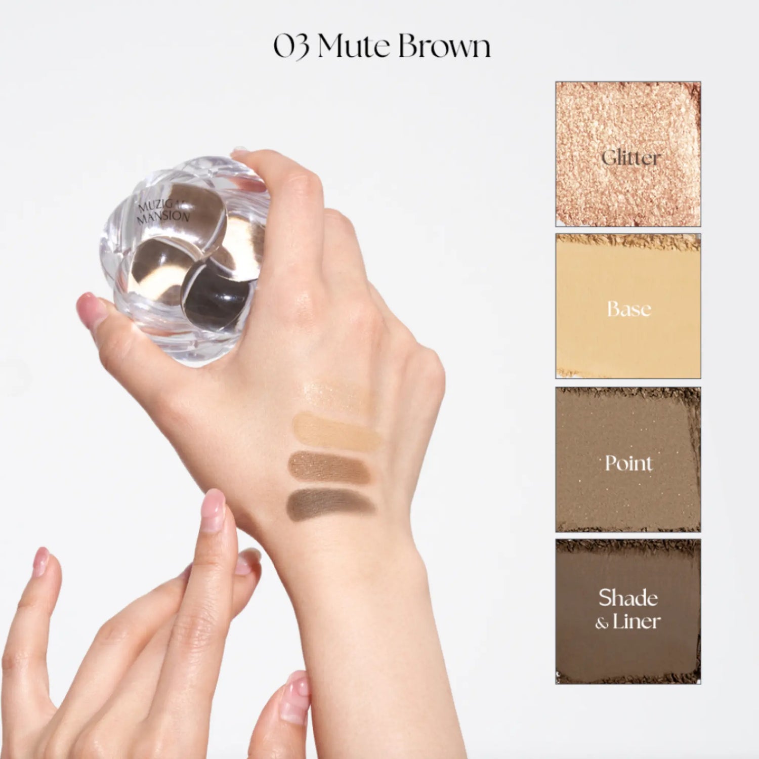 [MUZIGAE MANSION] Twist Pot Eye Palette Special Set – 3 colors - SFOILER