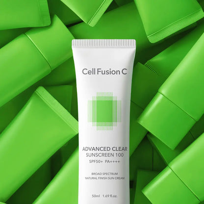 [CELL FUSION C] Advanced Clear Sunscreen SPF50+ PA++++ Twin Pack - 35ml x 2 - SFOILER