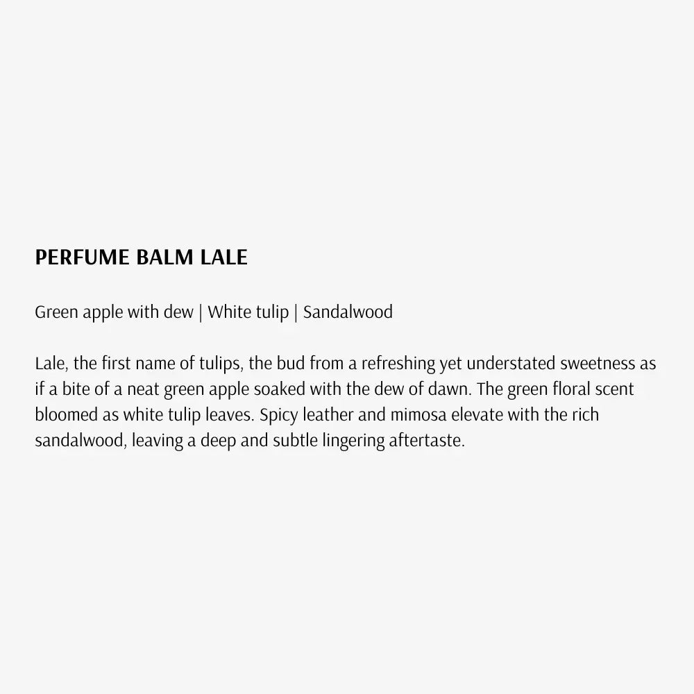 [TAMBURINS] Lale Perfume Balm  6.5g - SFOILER