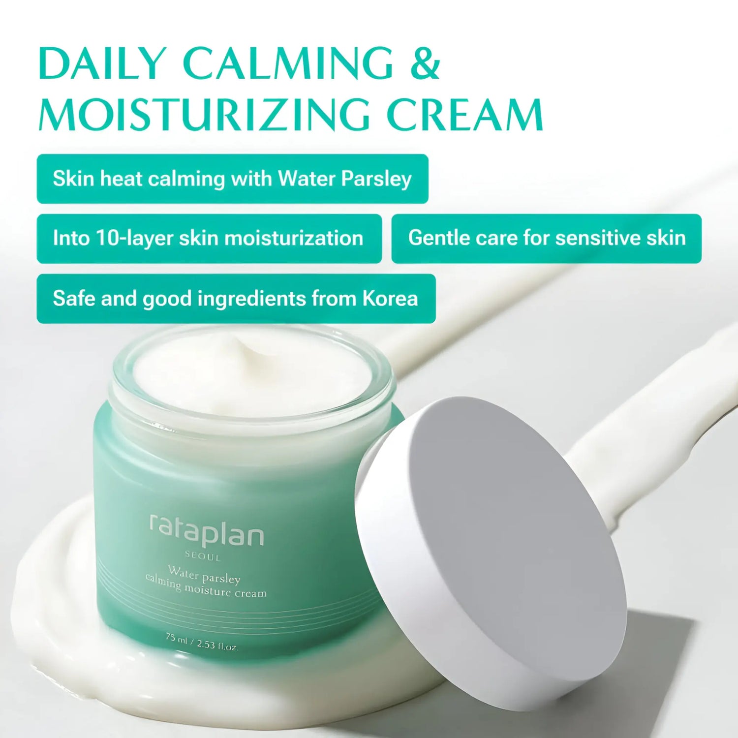 [RATAPLAN] Minari Calming Moisture Cream  75ml - SFOILER