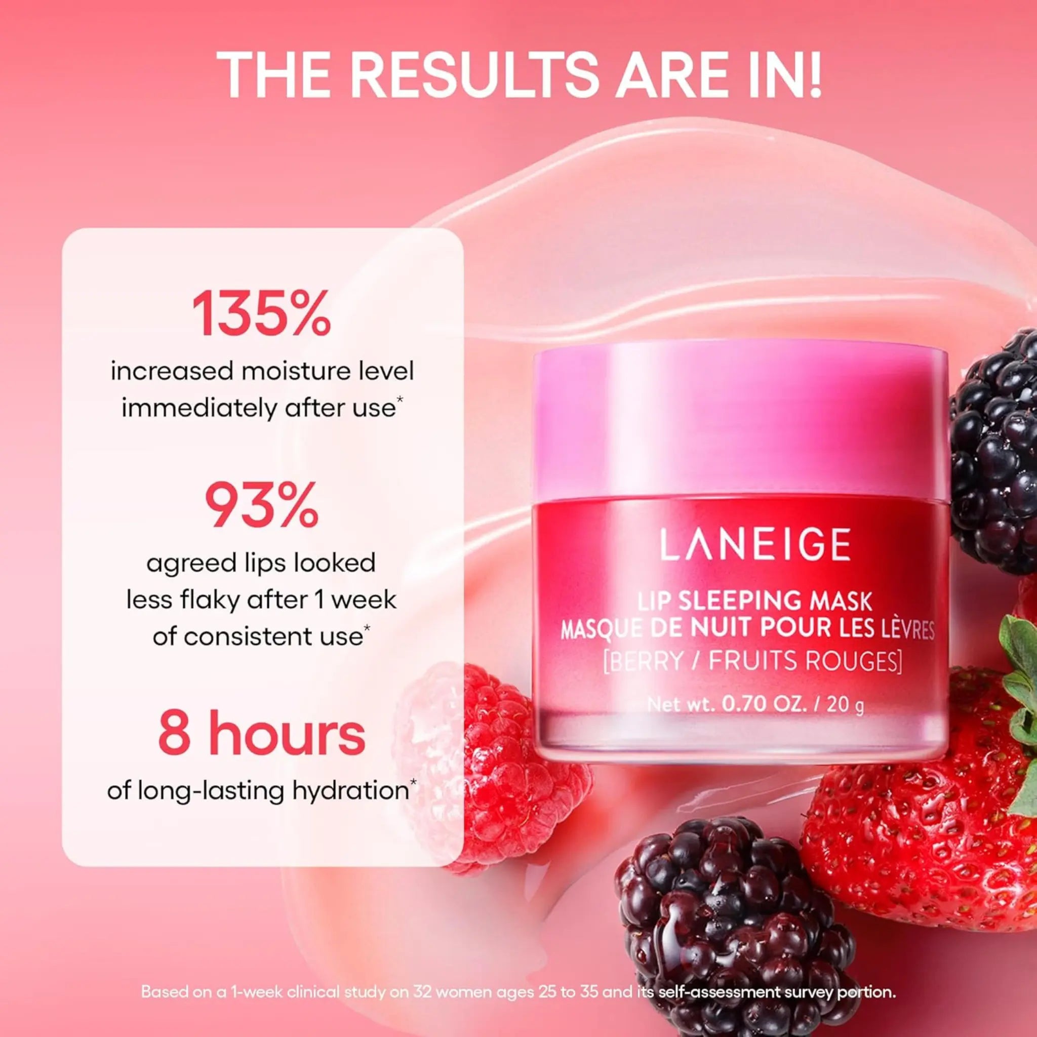 [LANEIGE] Lip Sleeping Mask_EX Berry Holiday Edition - 20g - SFOILER