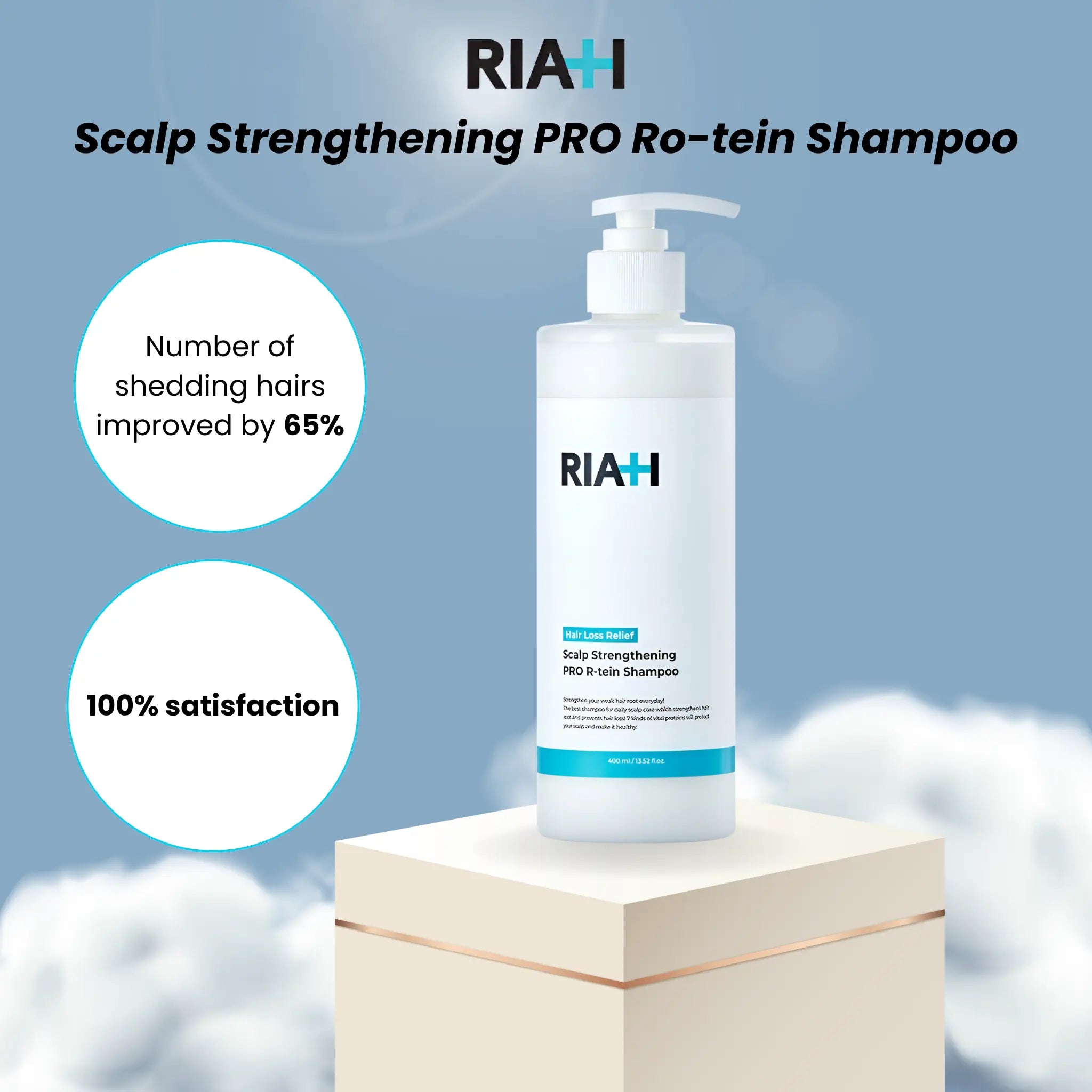 [RIAH] Scalp Strengthening Pro R-tein Shampoo  400ml - SFOILER