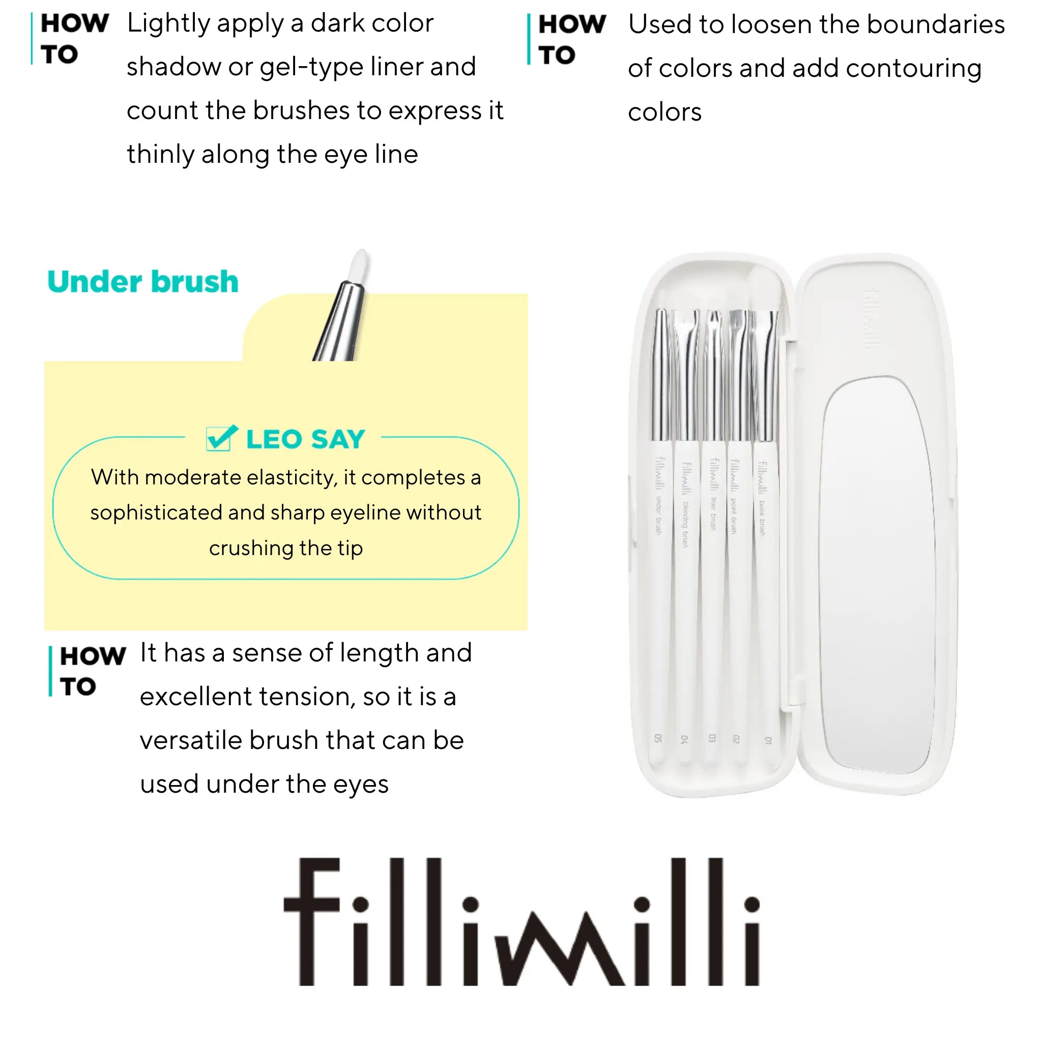 [FILLIMILLI] Fillimilli Eye Brush Pro Collection - SFOILER