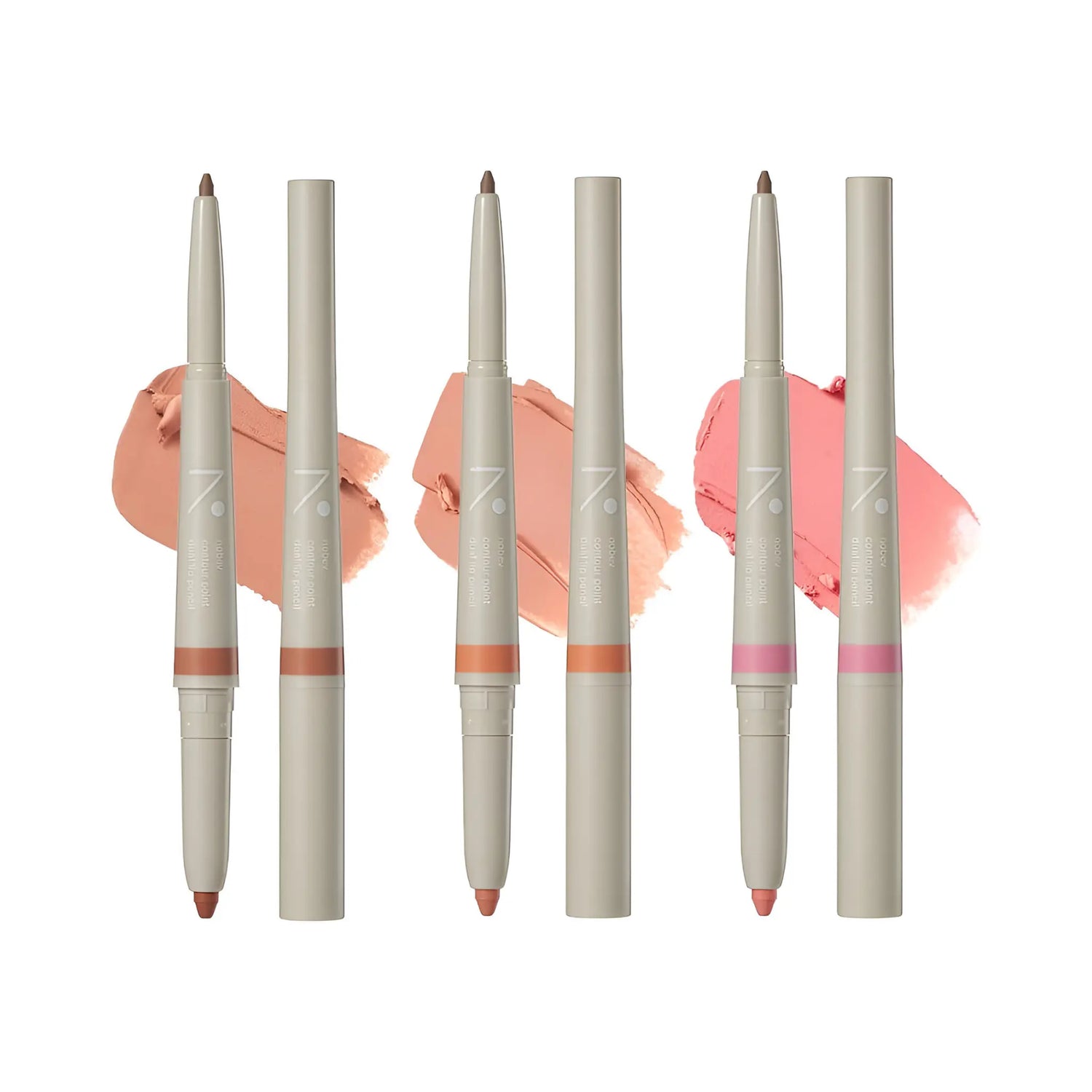 [NOBEV] Contour Point Dual Lip Pencil – 3 colors / 0.6g + 0.22g - SFOILER