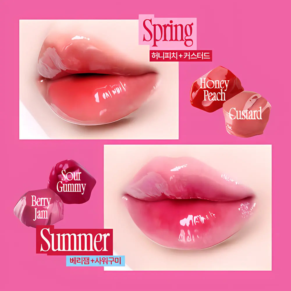 [FWEE] Lip & Cheek Glowy Jelly Pot - 19 colors / 4g - SFOILER