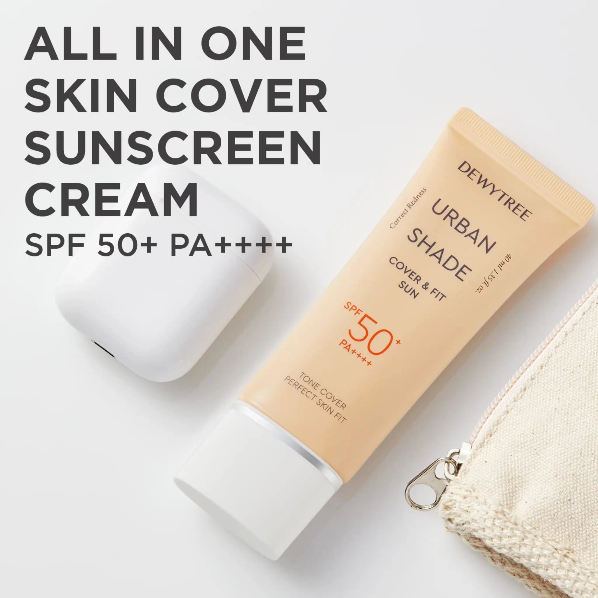 [DEWYTREE] Urban Shade Cover &amp; Fit Sun SPF50+ PA++++ Twin Pack - 40ml x 2 - SFOILER