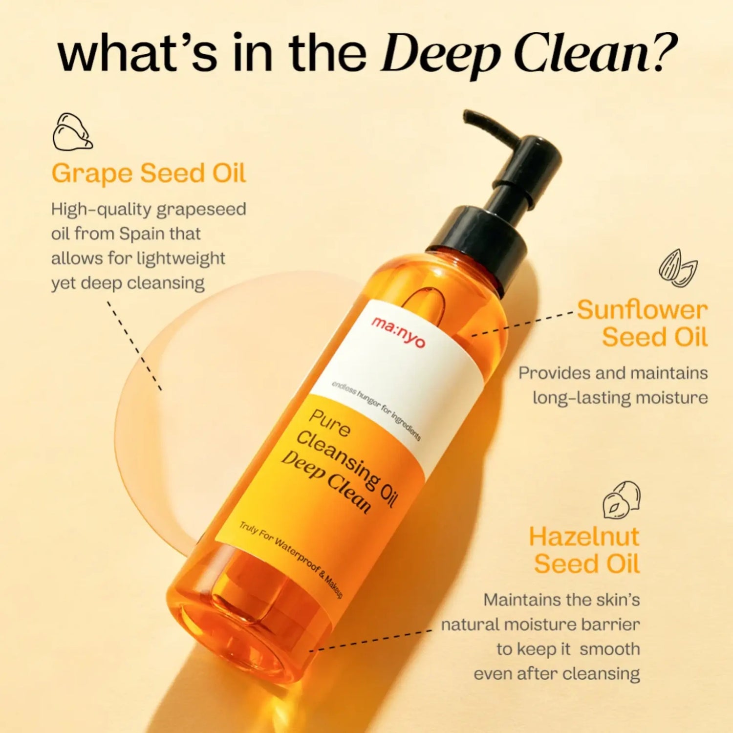 [MA:NYO] Pure Cleansing Oil Deep Clean - 200ml - SFOILER