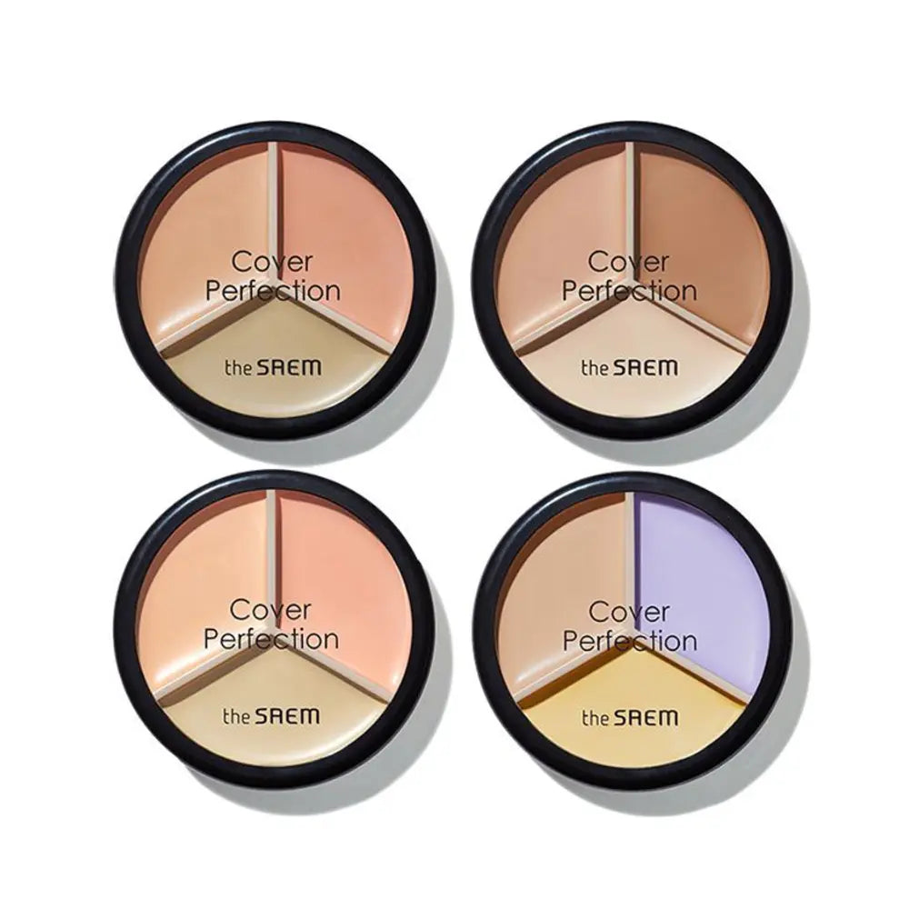 [THE SAEM] Cover Perfection Triple Pot Concealer  5 colors - SFOILER