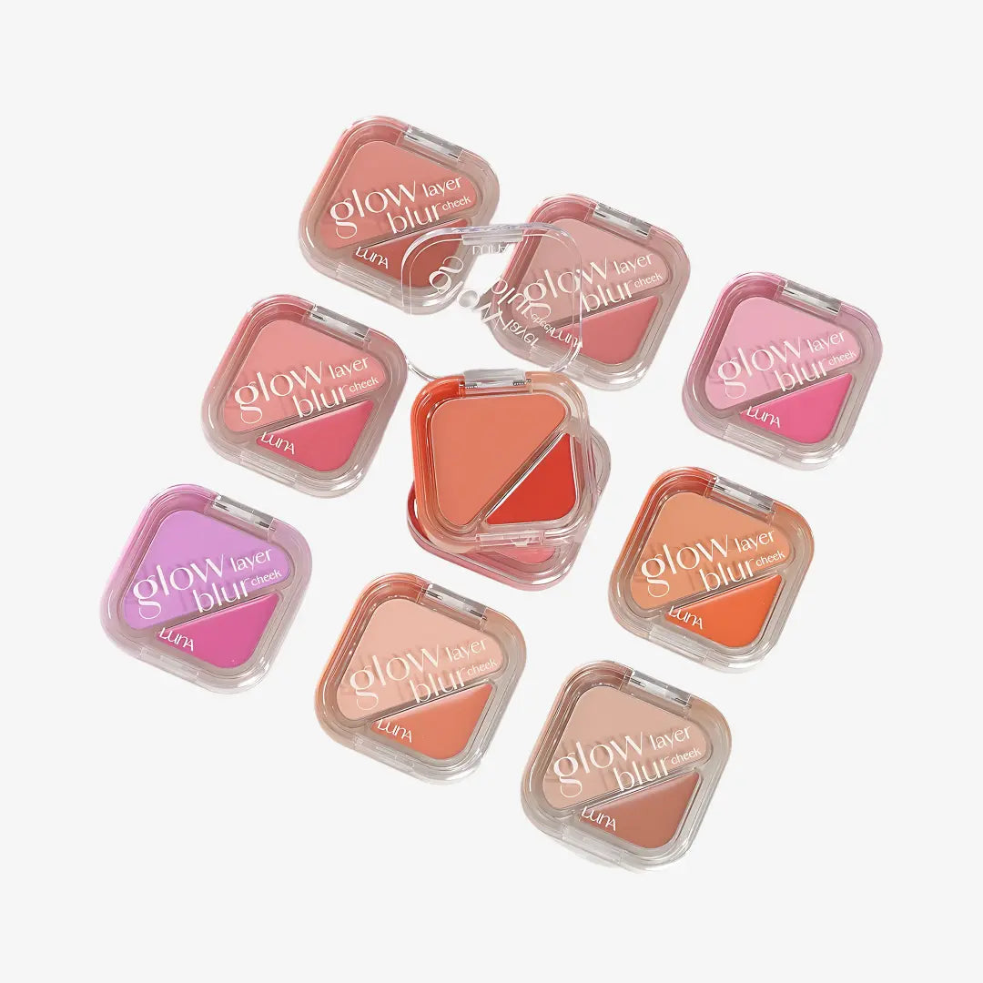 [LUNA] Glow Layer Blur Cheek - 10 colors / 8.5g - SFOILER