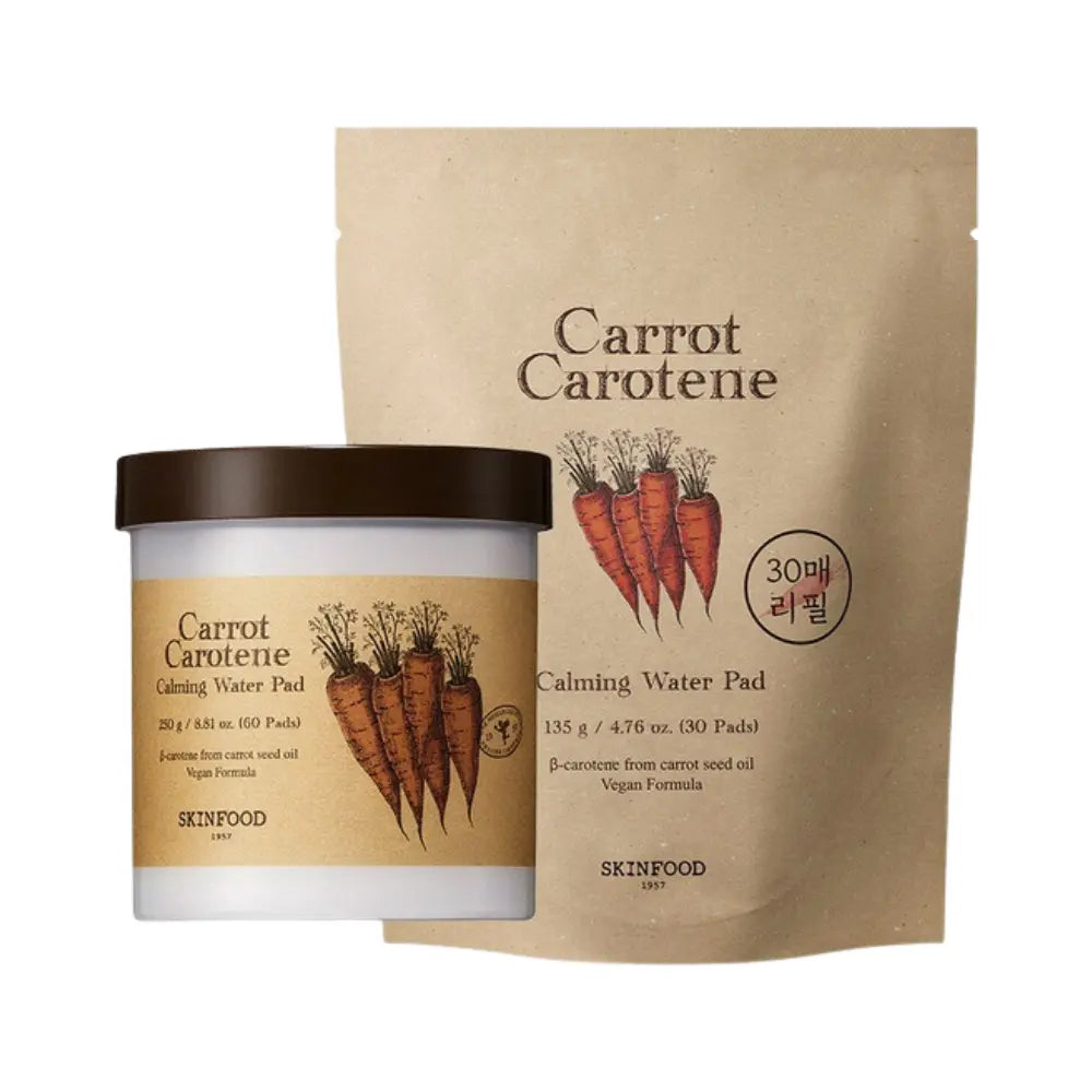 [SKINFOOD] Carrot Carotene Calming Water Pad Special Set - SFOILER