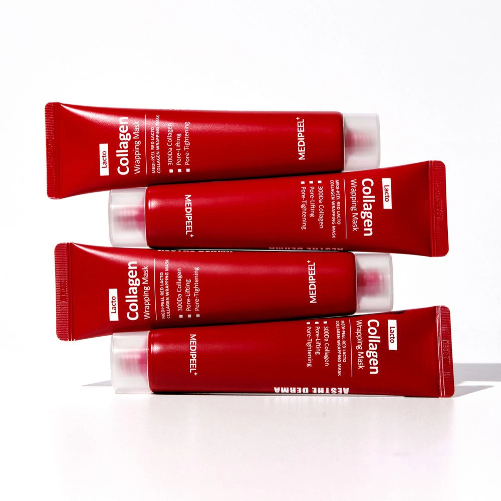 [MEDI-PEEL] Red Lacto Collagen Wrapping Mask Twin Pack - 70ml x 2 - SFOILER