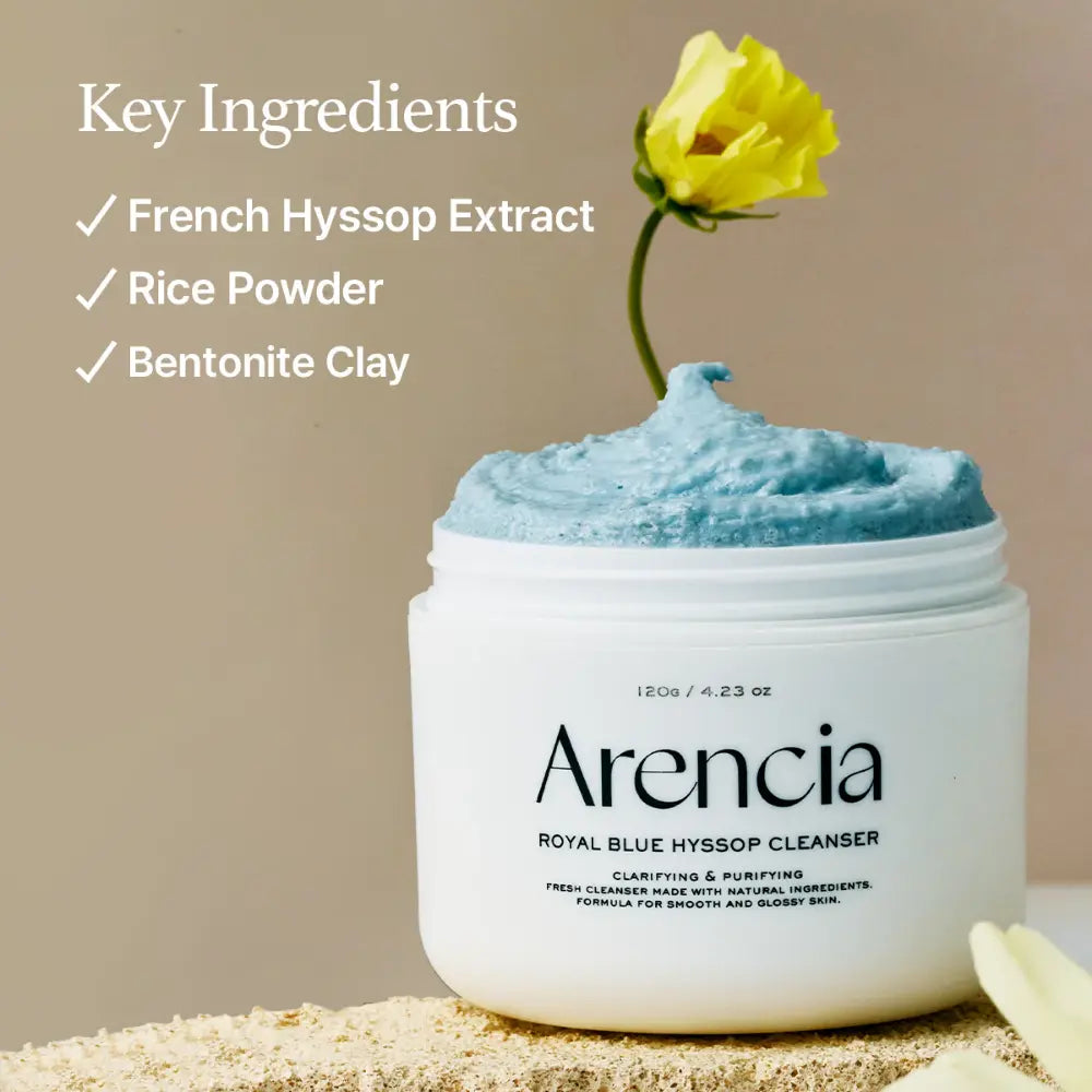 [ARENCIA] Royal Blue Hyssop Cleanser - 120g - SFOILER