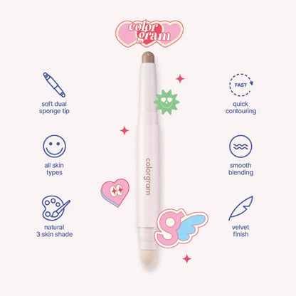 [COLORGRAM] Re-Forming Contour Stick - 3 colors / 1.1g - SFOILER