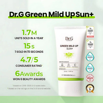 [DR.G] Green Mild Up Sun+ SPF50+ PA++++ Holiday Edition - SFOILER