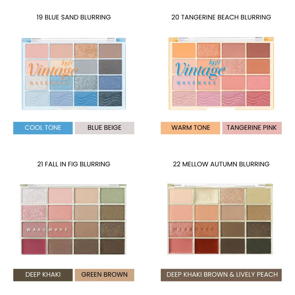 [WAKEMAKE] Soft Blurring Eye Palette  21 colors / 14g - SFOILER