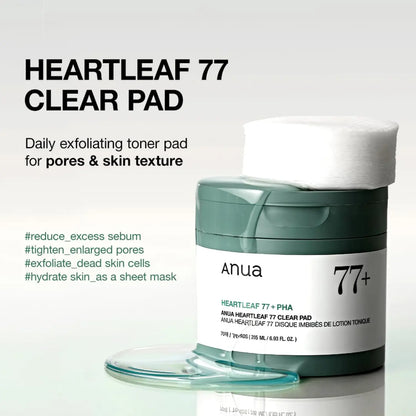 [ANUA] Heartleaf 77 Clear Pad - 100 PADS / 300ml