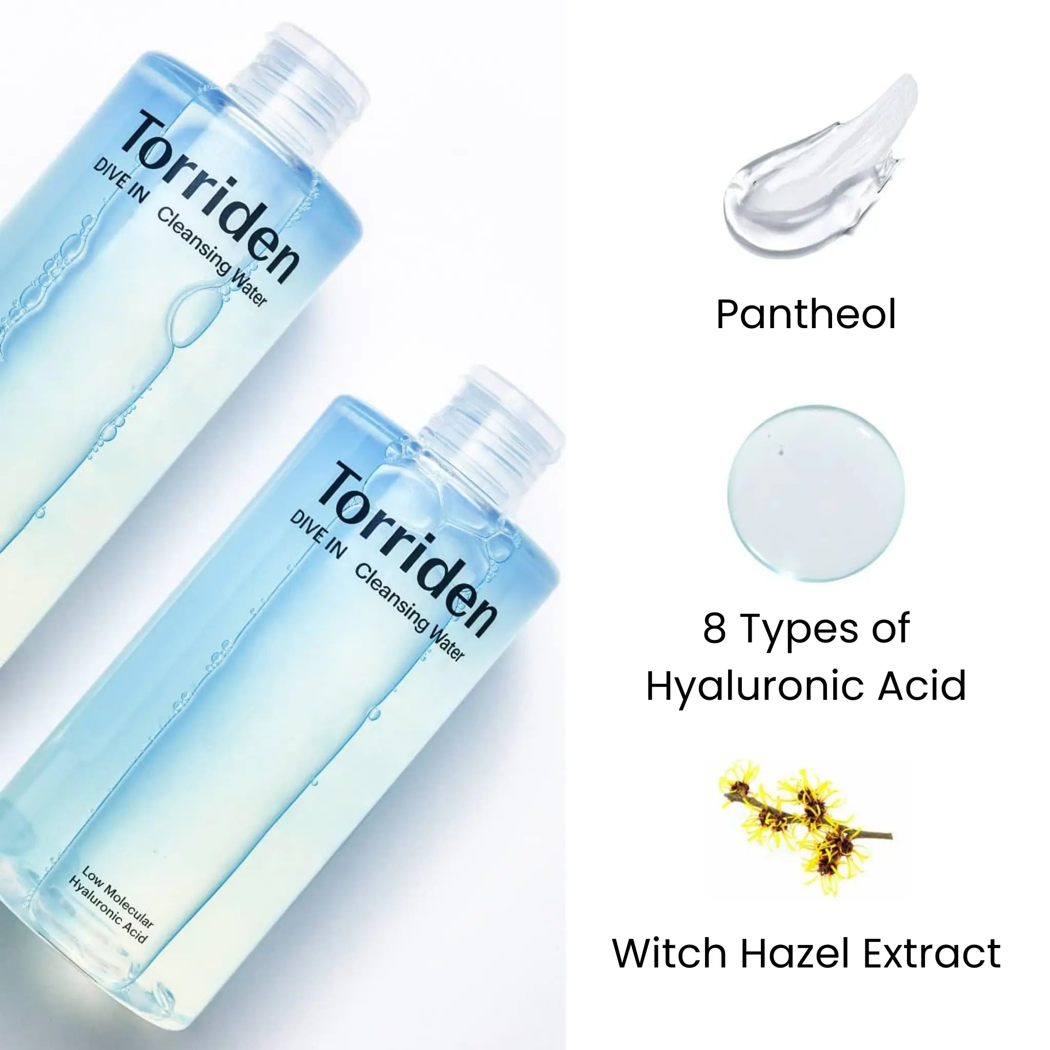 [TORRIDEN] Dive In Low Molecular Hyaluronic Acid Cleansing Water Special Set - SFOILER