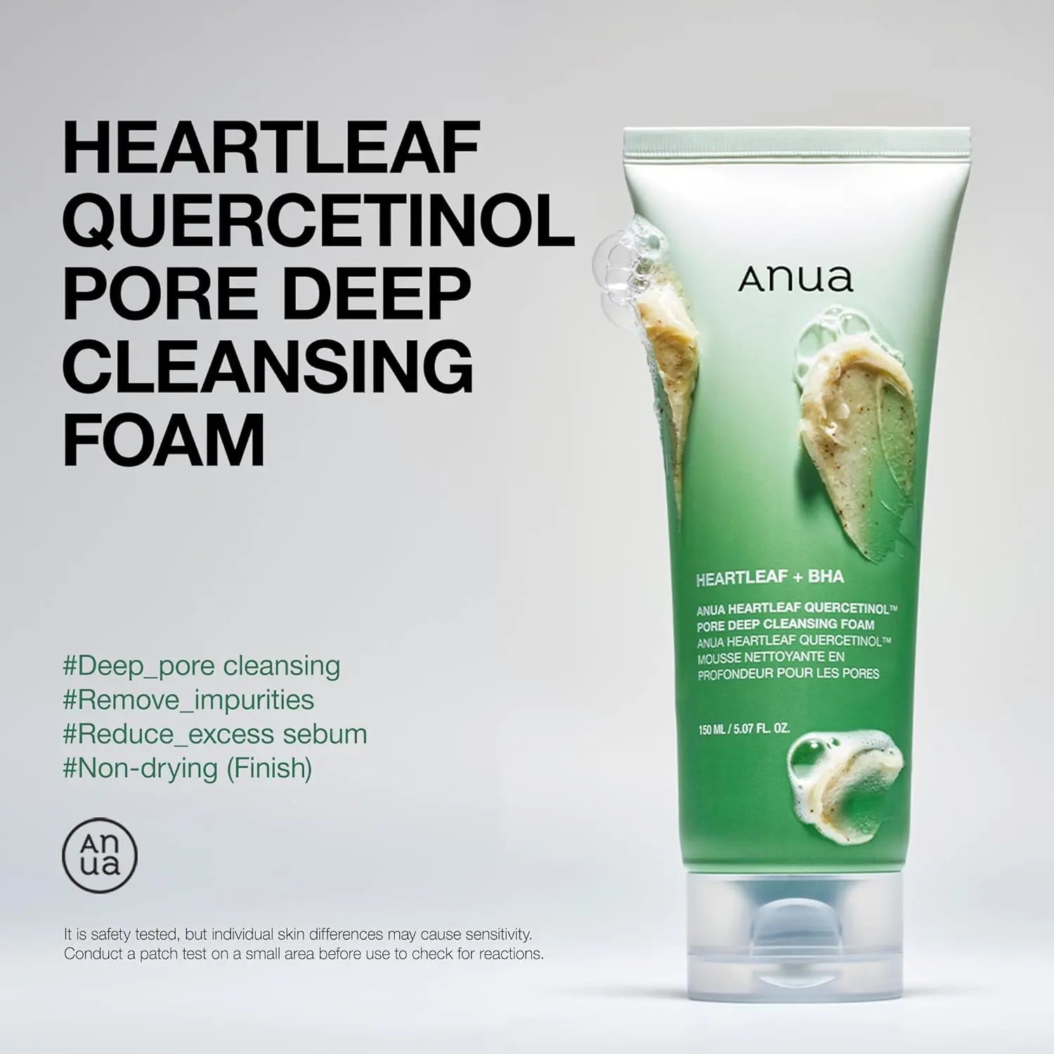 [ANUA] Heartleaf Quercetinol Pore Deep Cleansing Foam Special Set - 150ml