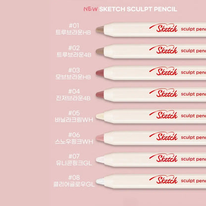 [COLORGRAM] Sketch Sculpt Pencil - 8 colors / 1.4g - SFOILER