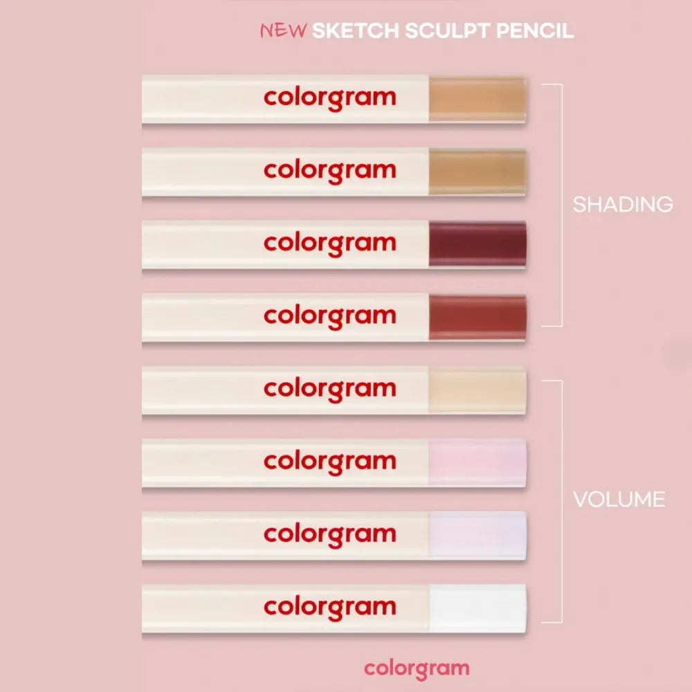 [COLORGRAM] Sketch Sculpt Pencil - 8 colors / 1.4g - SFOILER