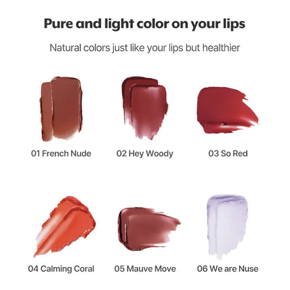 [NUSE] Color Care Lip Balm - 6 colors / 4.3g - SFOILER