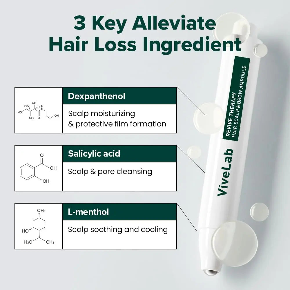 [ViveLab] Revive Therapy Hair Scalp &amp; Brow Ampoule Holiday Edition Twin Pack  15ml x 2 - SFOILER