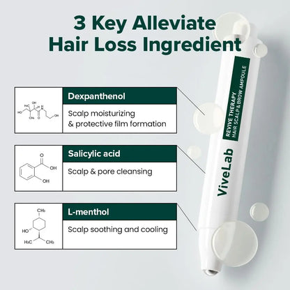 [ViveLab] Revive Therapy Hair Scalp &amp; Brow Ampoule Holiday Edition Twin Pack  15ml x 2 - SFOILER